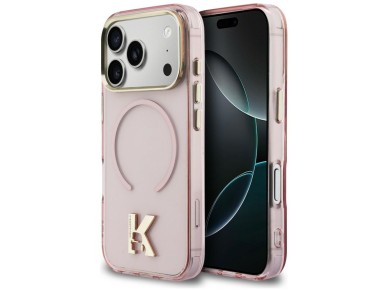 Karl Lagerfeld IML K Head Logo MagSafe Case for iPhone 17 Pro - Pink Karl Lagerfeld IML K Head Logo MagSafe Case for iPhone 17 Pro - Pink