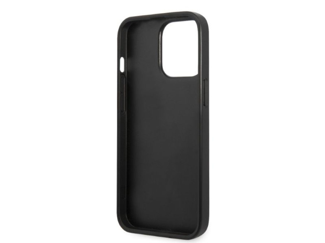 Karl Lagerfeld KLHCP13XSFMP2K iPhone 13 Pro Max 6.7" hardcase black/black Saffiano Plaque