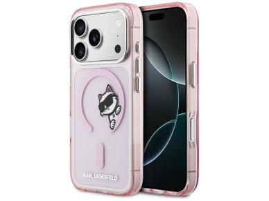 Karl Lagerfeld IML Peekaboo MagSafe Case for iPhone 17 Pro - Pink Karl Lagerfeld IML Peekaboo MagSafe Case for iPhone 17 Pro - Pink