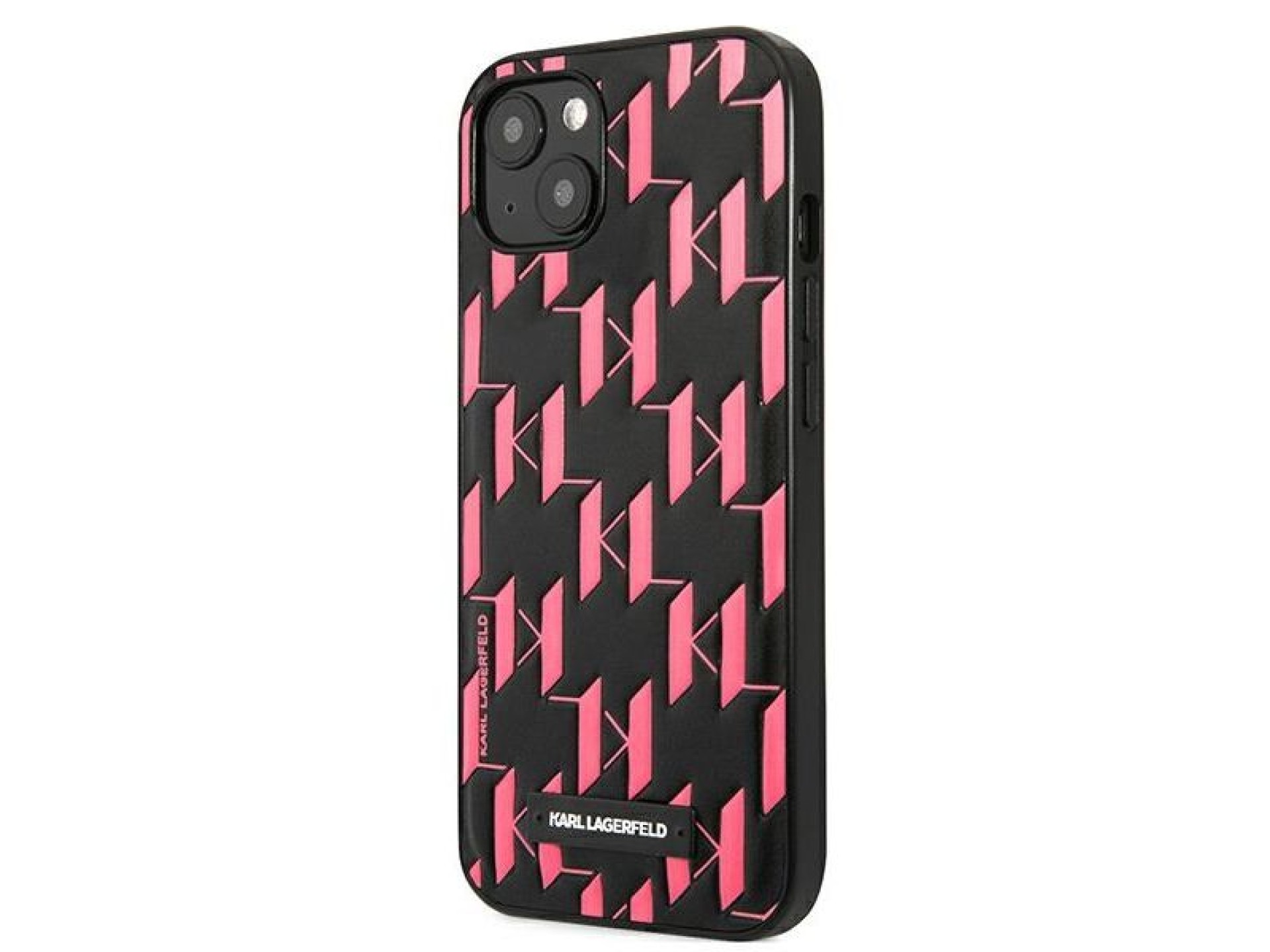 Capa com placa monogramada Karl Lagerfeld para iPhone 13/14/15 de 6,1