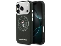 Karl Lagerfeld Point & Choupette Sketch MagSafe Case for iPhone 17 Pro Max - Black
