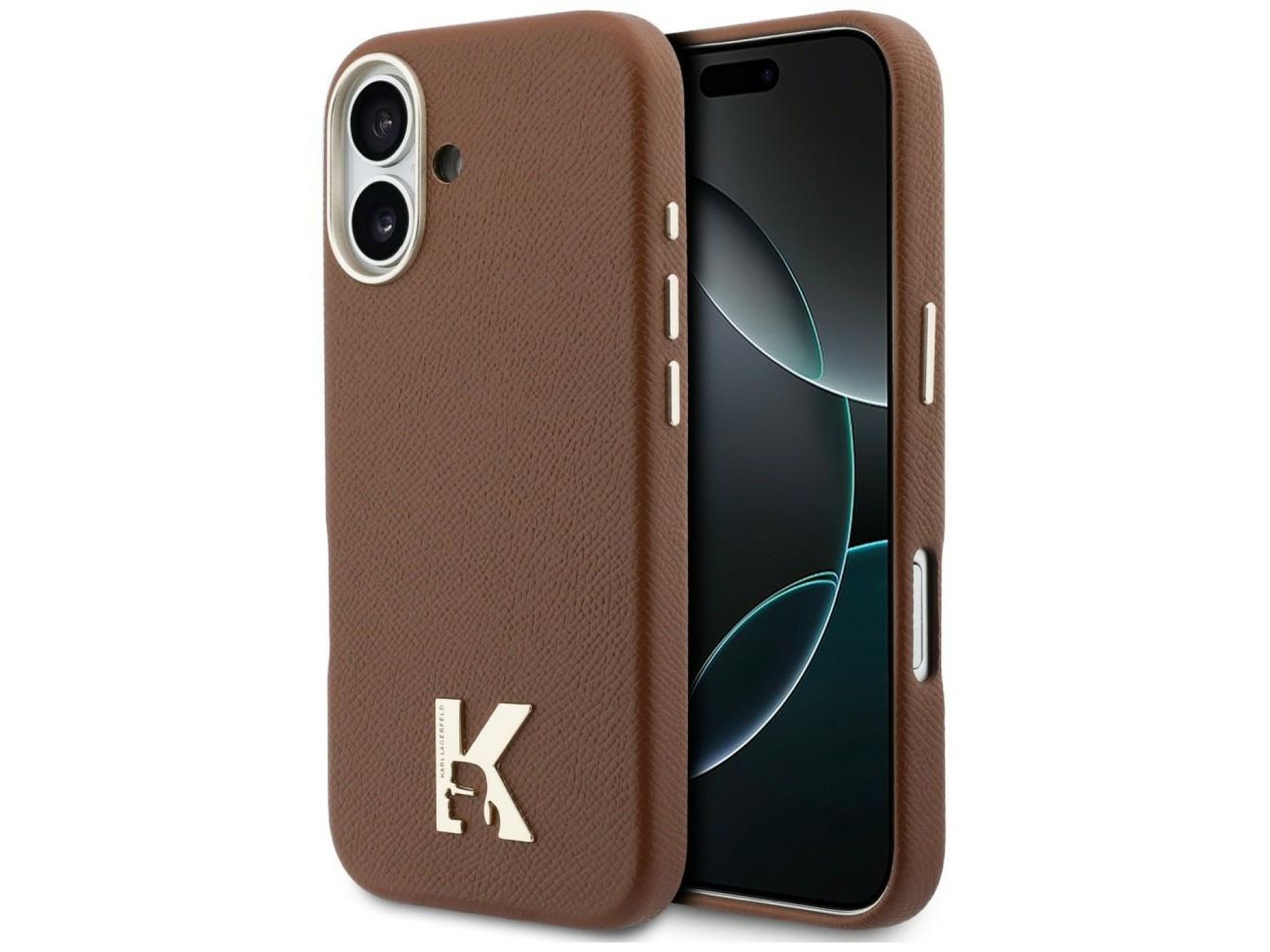 Karl Lagerfeld Karl Head Logo MagSafe Case for iPhone 17 - Brown