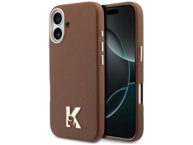 Funda MagSafe con el logo de Karl Lagerfeld para iPhone 17 - Marrón Funda MagSafe con el logo de Karl Lagerfeld para iPhone 17 - Marrón