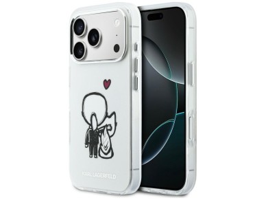 Funda trasera Karl & Choupette de Karl Lagerfeld para iPhone 17 Pro - Transparente Funda trasera Karl & Choupette de Karl Lagerfeld para iPhone 17 Pro - Transparente