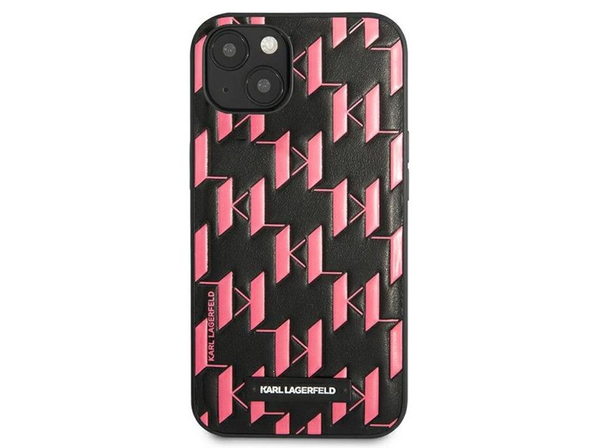 Capa com placa monogramada Karl Lagerfeld para iPhone 13/14/15 de 6,1