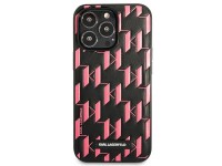 Funda para iPhone 13 Pro Max de 6,7" con placa de monograma de Karl Lagerfeld - Rosa Funda para iPhone 13 Pro Max de 6,7" con placa de monograma de Karl Lagerfeld - Rosa
