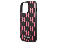 Funda para iPhone 13 Pro Max de 6,7" con placa de monograma de Karl Lagerfeld - Rosa Funda para iPhone 13 Pro Max de 6,7" con placa de monograma de Karl Lagerfeld - Rosa