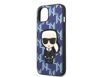 Karl Lagerfeld KLHCP13SPMNIKBL iPhone 13 mini 5.4" hardcase blue/blue Monogram Ikonik Patch Karl Lagerfeld KLHCP13SPMNIKBL iPhone 13 mini 5.4" hardcase blue/blue Monogram Ikonik Patch
