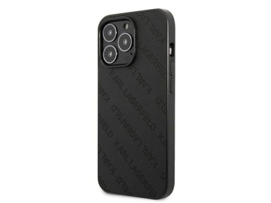 Karl Lagerfeld Perforated Allover Case for iPhone 13 Pro / 13 6.1" - Black Karl Lagerfeld Perforated Allover Case for iPhone 13 Pro / 13 6.1" - Black