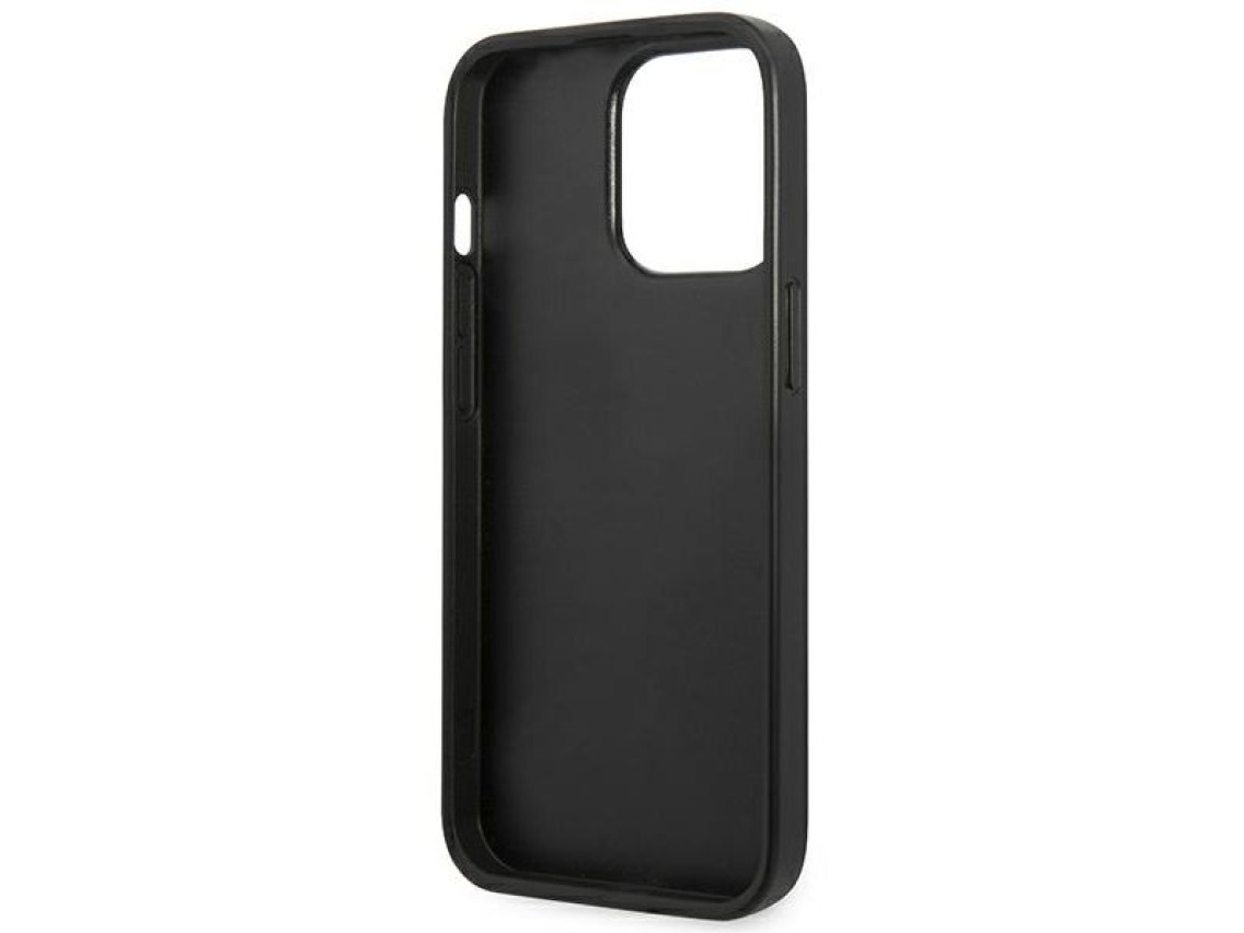 Karl Lagerfeld Perforated Allover iPhone 13 Pro Max 6.7" Case - Black