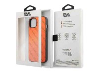 Capa Karl Lagerfeld Perfurada para iPhone 13/14/15 de 6,1" - Laranja Capa Karl Lagerfeld Perfurada para iPhone 13/14/15 de 6,1" - Laranja