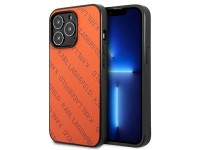 Karl Lagerfeld Perforated Allover iPhone 13 Pro Max 6.7" Case - Orange Karl Lagerfeld Perforated Allover iPhone 13 Pro Max 6.7" Case - Orange