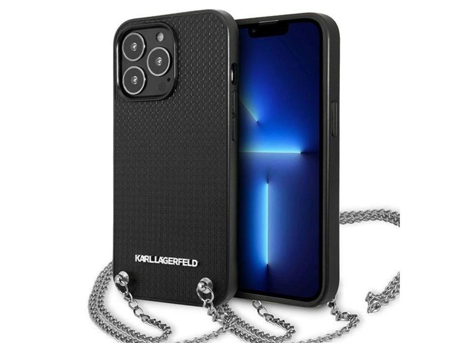 Capa com placa monogramada Karl Lagerfeld para iPhone 13 Pro / 13 6.1