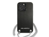 Capa com placa monogramada Karl Lagerfeld para iPhone 13 Pro / 13 6.1" - Preta Capa com placa monogramada Karl Lagerfeld para iPhone 13 Pro / 13 6.1" - Preta