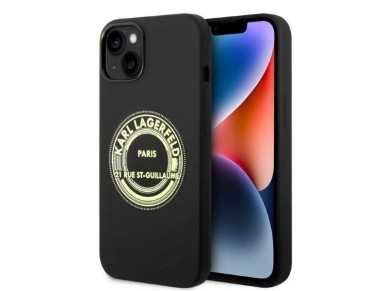 Karl Lagerfeld KLHCP14MSRSGRCK iPhone 14 Plus 6.7 "hardcase black / black Silicone RSG