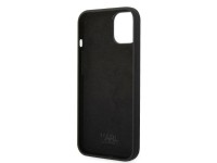 Karl Lagerfeld KLHCP14MSRSGRCK Capa r�gida preta/preta de silicone RSG para iPhone 14 Plus 6.7