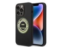Funda de silicona Karl Lagerfeld RSG para iPhone 14 Pro - negra Funda de silicona Karl Lagerfeld RSG para iPhone 14 Pro - negra
