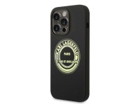 Funda de silicona Karl Lagerfeld RSG para iPhone 14 Pro - negra Funda de silicona Karl Lagerfeld RSG para iPhone 14 Pro - negra