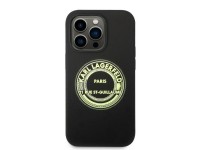 Funda de silicona Karl Lagerfeld RSG para iPhone 14 Pro - negra Funda de silicona Karl Lagerfeld RSG para iPhone 14 Pro - negra