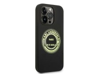 Funda de silicona Karl Lagerfeld RSG para iPhone 14 Pro - negra Funda de silicona Karl Lagerfeld RSG para iPhone 14 Pro - negra