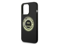 Funda de silicona Karl Lagerfeld RSG para iPhone 14 Pro - negra Funda de silicona Karl Lagerfeld RSG para iPhone 14 Pro - negra