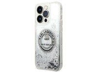 Karl Lagerfeld KLHCP14LLCRSGRS iPhone 14 Pro 6.1 "prateado / capa rígida prateada Liquid Glitter RSG Karl Lagerfeld KLHCP14LLCRSGRS iPhone 14 Pro 6.1 "prateado / capa rígida prateada Liquid Glitter RSG