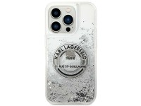 Karl Lagerfeld KLHCP14XLCRSGRS iPhone 14 Pro Max 6.7 "silver / silver hardcase Liquid Glitter RSG Karl Lagerfeld KLHCP14XLCRSGRS iPhone 14 Pro Max 6.7 "silver / silver hardcase Liquid Glitter RSG