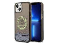 Capa Karl Lagerfeld Liquid Glitter RSG para iPhone 14 Plus - preta Capa Karl Lagerfeld Liquid Glitter RSG para iPhone 14 Plus - preta