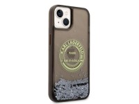 Capa Karl Lagerfeld Liquid Glitter RSG para iPhone 14 Plus - preta Capa Karl Lagerfeld Liquid Glitter RSG para iPhone 14 Plus - preta