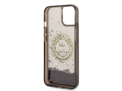 Karl Lagerfeld Liquid Glitter RSG case for iPhone 14 Plus - black Karl Lagerfeld Liquid Glitter RSG case for iPhone 14 Plus - black