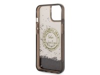 Capa Karl Lagerfeld Liquid Glitter RSG para iPhone 14 Plus - preta Capa Karl Lagerfeld Liquid Glitter RSG para iPhone 14 Plus - preta