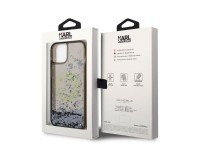 Capa Karl Lagerfeld Liquid Glitter RSG para iPhone 14 Plus - preta Capa Karl Lagerfeld Liquid Glitter RSG para iPhone 14 Plus - preta