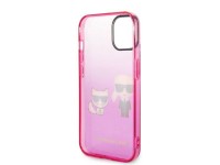Funda Karl Lagerfeld Gradient Ikonik Karl&Choupette para iPhone 14 Plus - Rosa Funda Karl Lagerfeld Gradient Ikonik Karl&Choupette para iPhone 14 Plus - Rosa