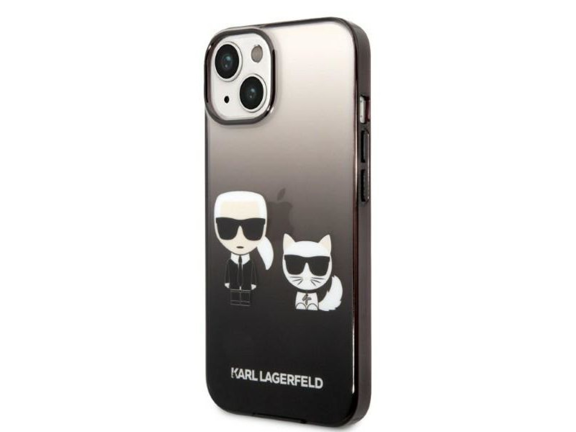 Funda rígida Karl Lagerfeld KLHCP14STGKCK para iPhone 14 de 6,1