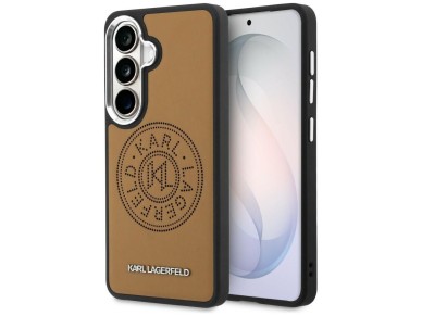 Karl Lagerfeld Perforated KL MagSafe Case for Samsung Galaxy S26+ - Brown Karl Lagerfeld Perforated KL MagSafe Case for Samsung Galaxy S26+ - Brown
