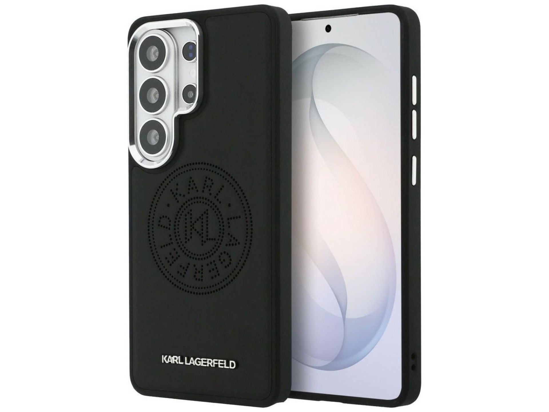 Karl Lagerfeld Perforated KL MagSafe Case for Samsung Galaxy S26 Ultra - Black