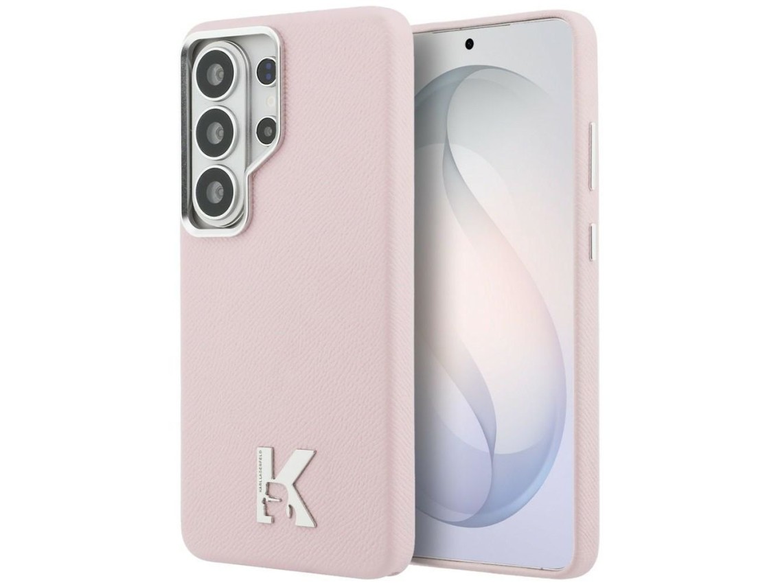 Funda MagSafe con logo K de Karl Lagerfeld para Samsung Galaxy S26 Ultra - Rosa