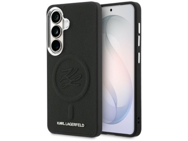Karl Lagerfeld Embossed Ring Initials MagSafe Case for Samsung Galaxy S26 - Black Karl Lagerfeld Embossed Ring Initials MagSafe Case for Samsung Galaxy S26 - Black