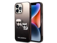 Karl Lagerfeld KLHCP14LTGKCK iPhone 14 Pro 6.1 "carcasa rígida negra / negro degradado Ikonik Karl & Karl Lagerfeld KLHCP14LTGKCK iPhone 14 Pro 6.1 "carcasa rígida negra / negro degradado Ikonik Karl &