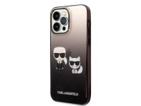 Karl Lagerfeld KLHCP14LTGKCK iPhone 14 Pro 6.1 "carcasa rígida negra / negro degradado Ikonik Karl & Karl Lagerfeld KLHCP14LTGKCK iPhone 14 Pro 6.1 "carcasa rígida negra / negro degradado Ikonik Karl &