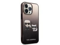 Karl Lagerfeld KLHCP14LTGKCK iPhone 14 Pro 6.1 "carcasa rígida negra / negro degradado Ikonik Karl & Karl Lagerfeld KLHCP14LTGKCK iPhone 14 Pro 6.1 "carcasa rígida negra / negro degradado Ikonik Karl &