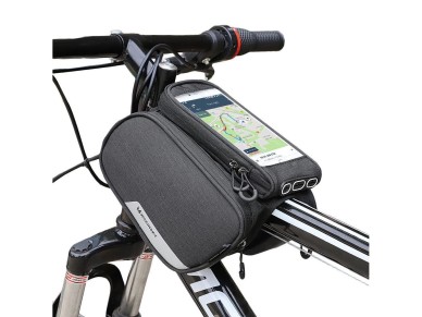 Wozinsky frame bike bag + detachable phone cover up to 6.5 "1.5l black (WBB7BK) Wozinsky frame bike bag + detachable phone cover up to 6.5 "1.5l black (WBB7BK)