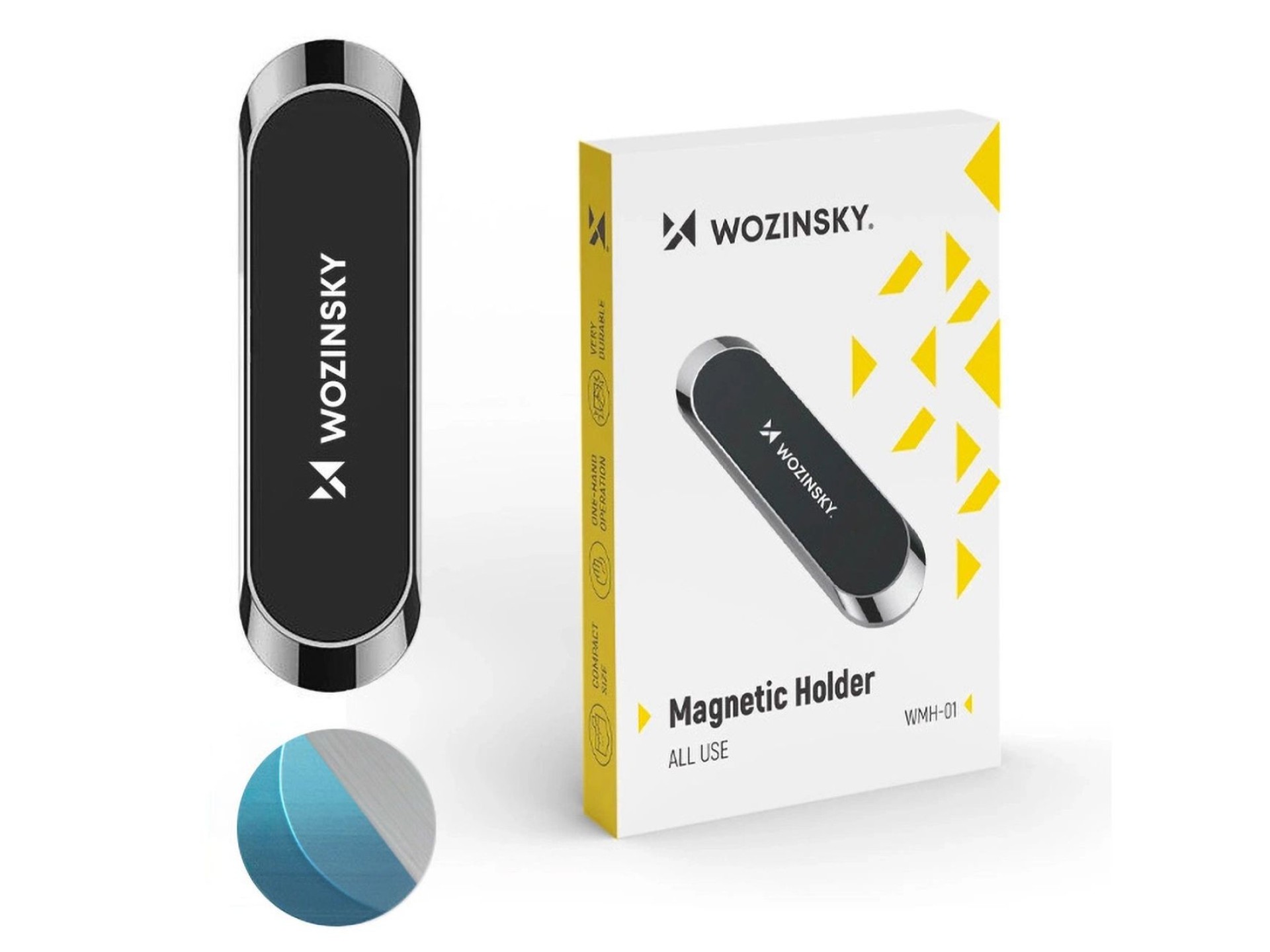 Soporte magnético para salpicadero Wozinsky, negro (WMH-01)