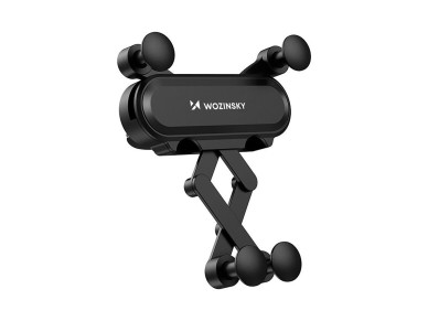 Soporte para tel�fono m�vil Wozinsky para rejilla de ventilaci�n, color negro (WCH-05)