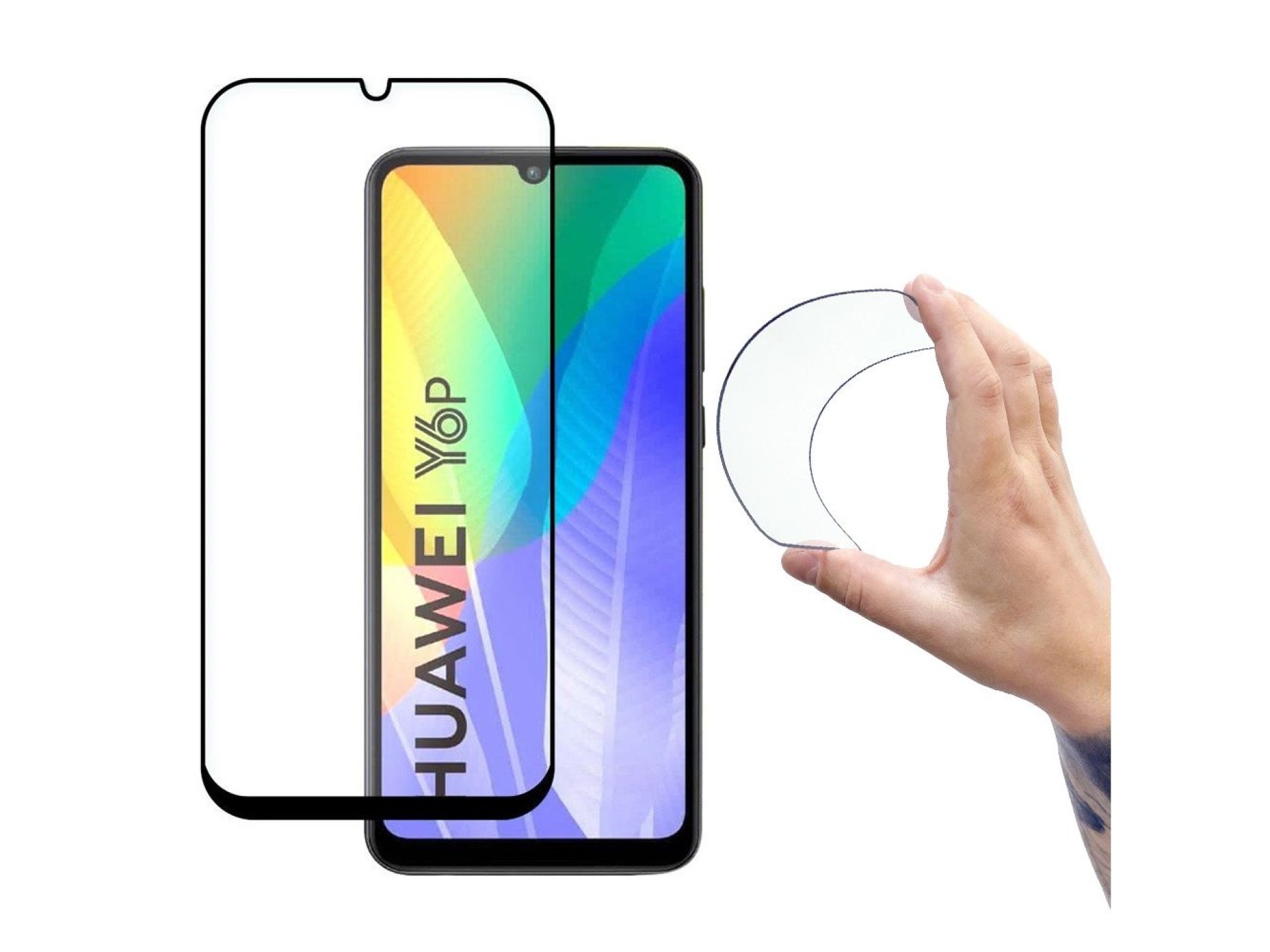 Wozinsky Full Cover Flexi Nano Hybrid Glass para Huawei Y6p