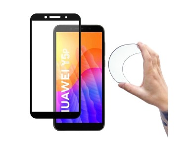 Wozinsky Full Cover Flexi Nano Glass Hybrid Screen Protector with frame for Huawei Y5p black Wozinsky Full Cover Flexi Nano Glass Hybrid Screen Protector with frame for Huawei Y5p black