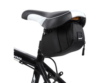Wozinsky small bicycle saddle bag 0.6 l black (WBB8BK black)