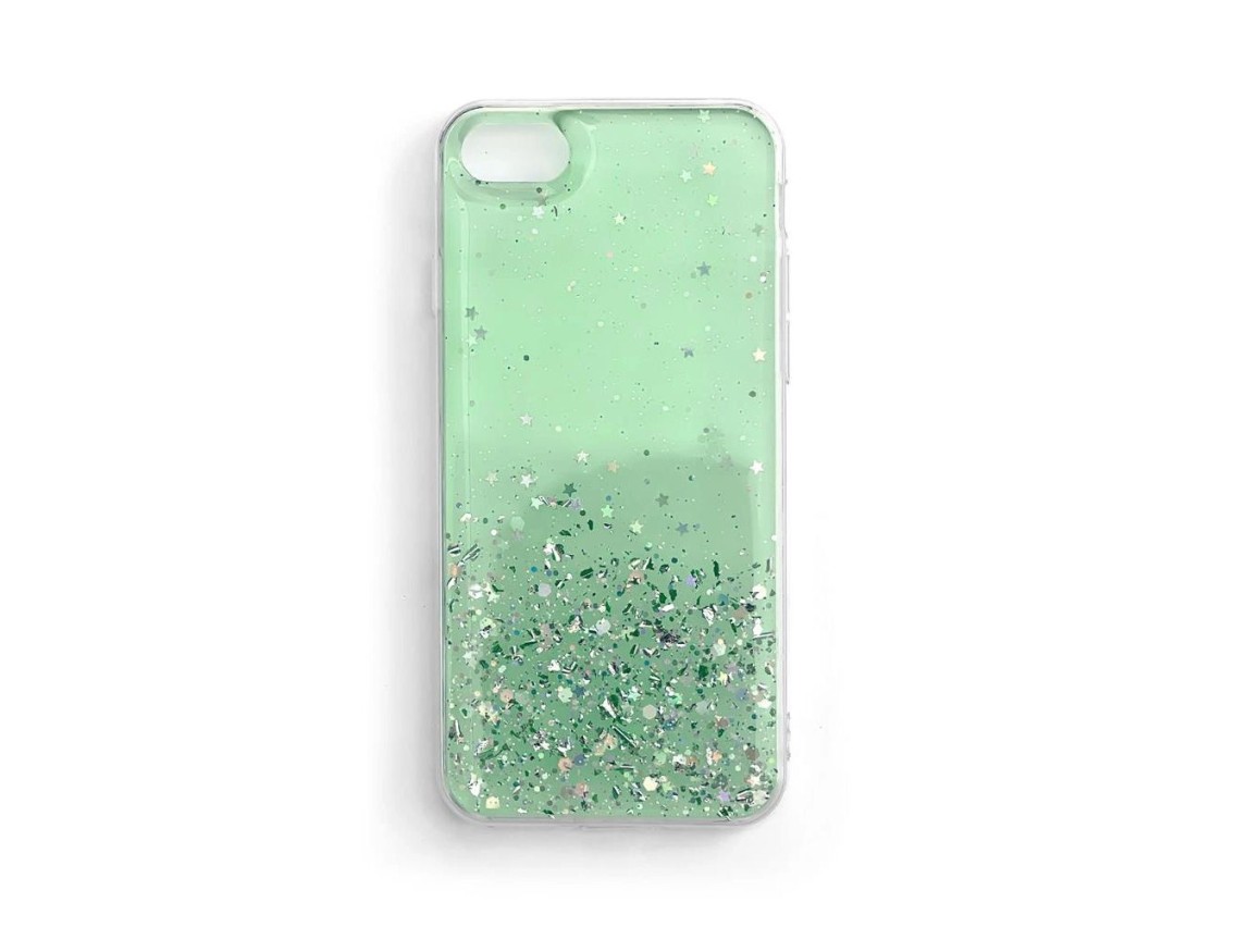 Wozinsky Star Glitter Shining Cover for Samsung Galaxy M31s green
