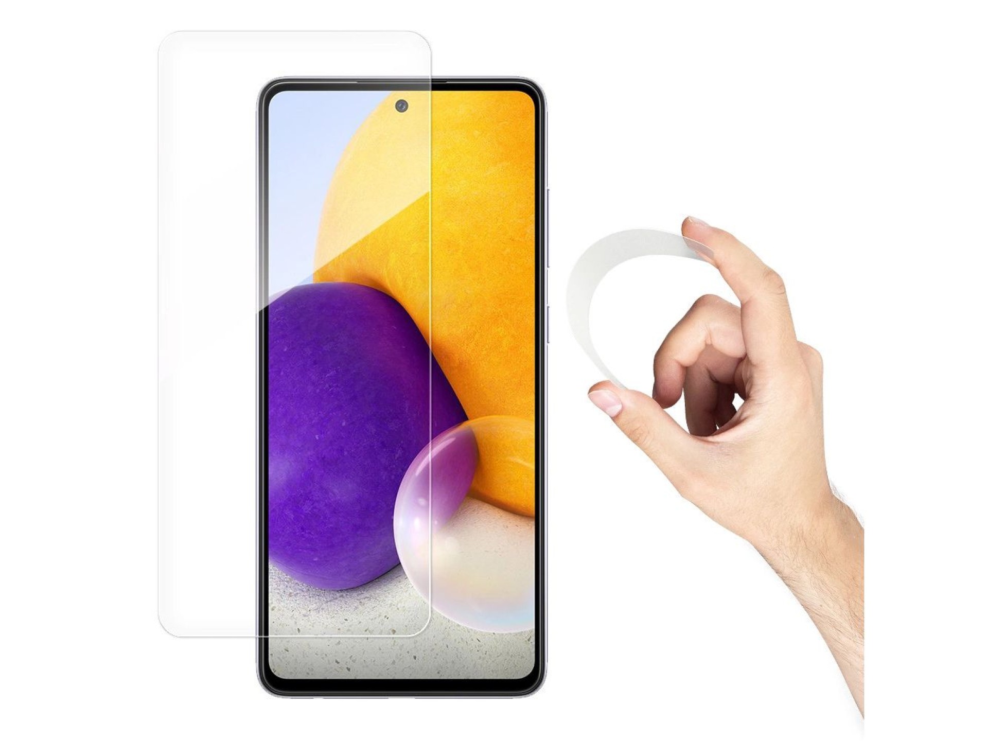 Wozinsky Full Cover Flexi Nano Hybrid Glass for Samsung Galaxy A72 5G