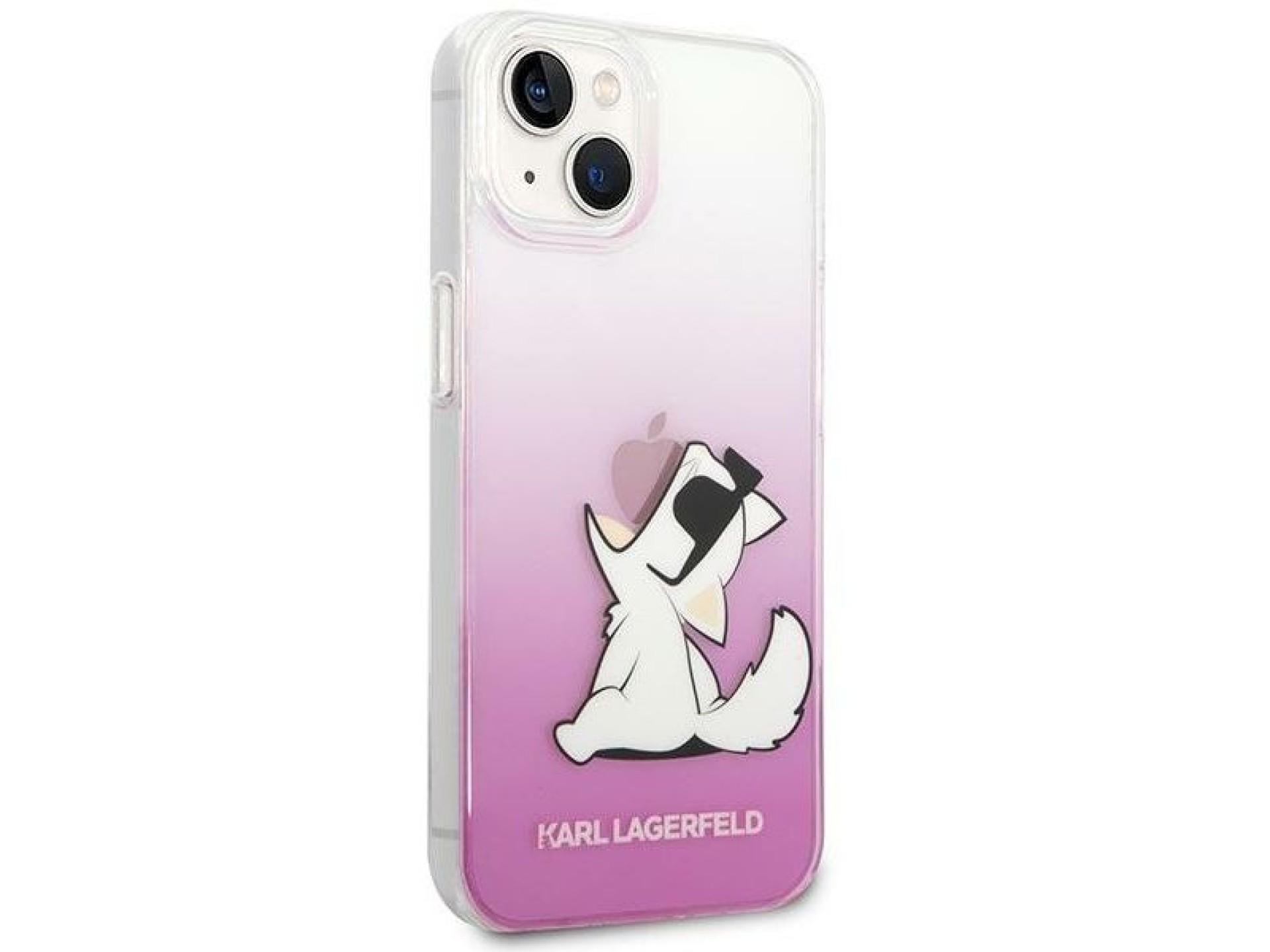 Karl Lagerfeld KLHCP14MCFNRCPI Funda rígida para iPhone 14 Plus de 6,7
